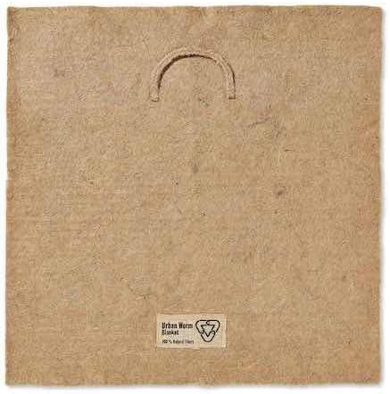 Miniatura 3 de Urban Worm Manta  Se adapta a cualquier bolsa de basura de gusano, subpod, y más  mantiene los gusanos oscuros, húmedos y calientes  (1)