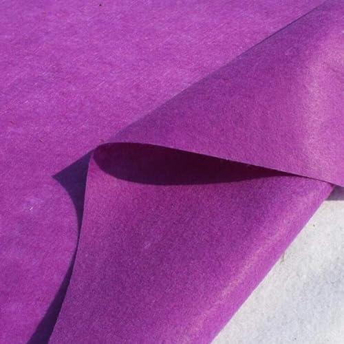 Tapis d'allée de mariage violet jetable et résistant en polyester de 50 mètres - 5