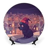 Parfait pour offrir : assiette oscillante pour la maison avec support. C'est un excellent choix pour un anniversaire, un mariage, la Saint-Valentin, la fête des mères, la fête des pères, Thanksgiving, Pâques, Noël. Cadeau parfait pour une personne spéciale dans votre vie