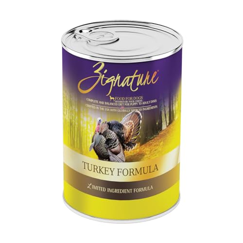 Zignature Turkey Formula Grain-Free Wet Dog Food 13oz, case of 12
