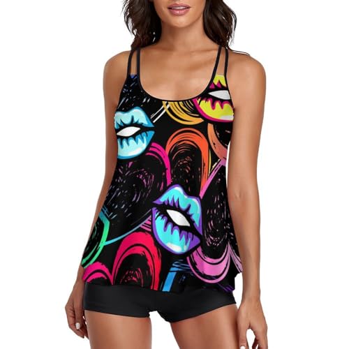 Ensembles bikini tankini avec short de garçon pour silhouette sublimée et confort