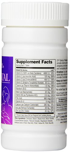 21st Century Prenatal Tablets, 60 Count (Pack of 2)