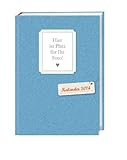  Kalenderbuch mit Cover zum Selbstgestalten 2014 Blau