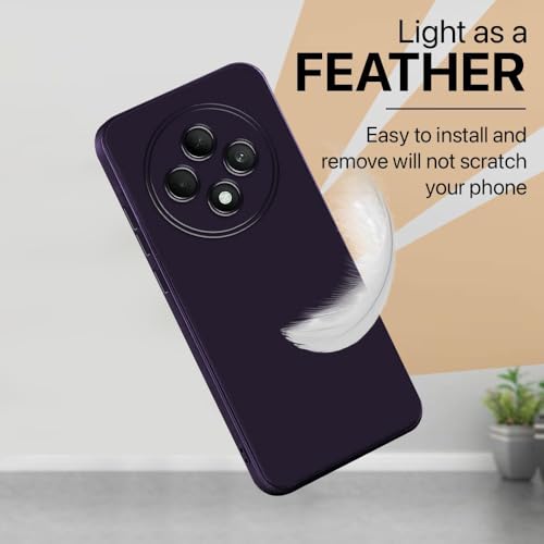 Image of Back Cover for Oppo F27 5G | Full Camera Protection | Premium Liquid Silicon Case | Flexible Bumper Case for Oppo F27 5G (Maroon Red)