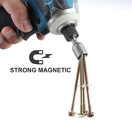 Geinxurn 59 Pieces S2 Steel Screwdriver And Nut Driver Bit Set With Storage Case Impact Magnetic Screw Guides Quick Change Holder For Drill Drive #TOP5