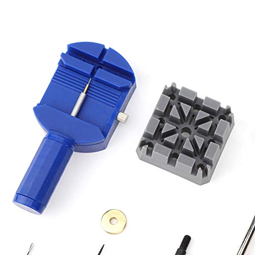 Watch Battery Replacement Tool Kit, Alloy Steel Multipurpose Watch Case Opener Portable for