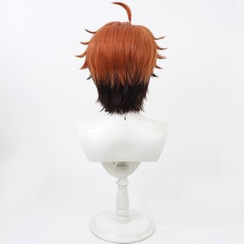 Amazon.co.jp: コスプレウィッグ 北見遊征 ブラウン ブラック