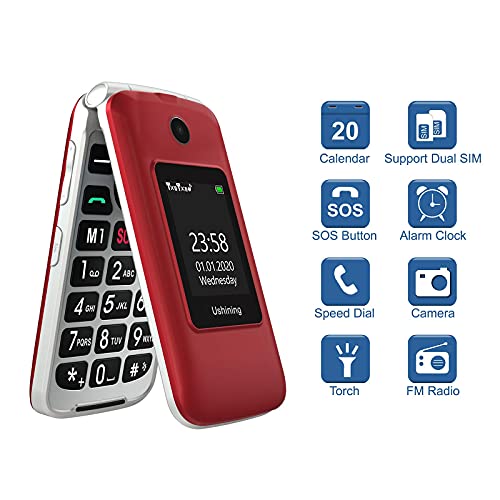 Reviews for Ushining Senior Flip Phone Unlocked 3G SOS Big Button Unlocked T Mobile Flip Phone