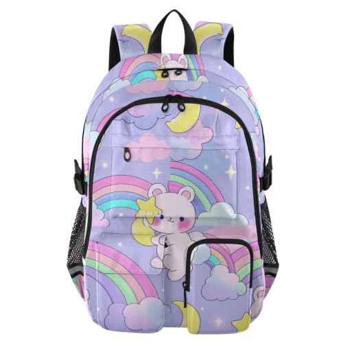 Mochila para ordenador portátil escuela universidad viaje dibujos animados