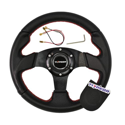 Amazon | Tiypeor スエーシングステアリング 280mm・カーボン調・軽量