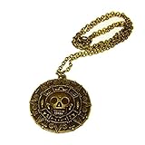 Dp Design® Aztekengold-Halskette mit Anhänger/ Medaillon, inspiriert von
