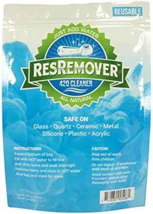 ResRemover Glass Cleaner 1oz Single Pouch - Makes 16 fluid oz (474ml) Just Add Water