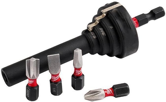 Fits For Milwaukee 48-32-2350 Shockwave Impact Conduit Reaming Bit Holder Set 1/2in, 3/4in & 1in 5pc