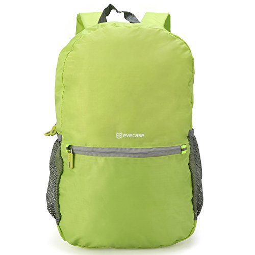Evecase Packable Daypack Lightweight Water Resistant Outdoor Hiking Bag - Green #TOP1