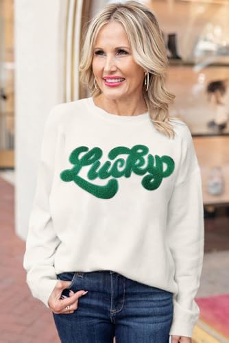 Image of LEMAFER Women 2026 Merry Christmas Round Neck Sequin Letters Sweater Casual Solid Slogan Long Sleeve Pullover Sweatshirt Tops