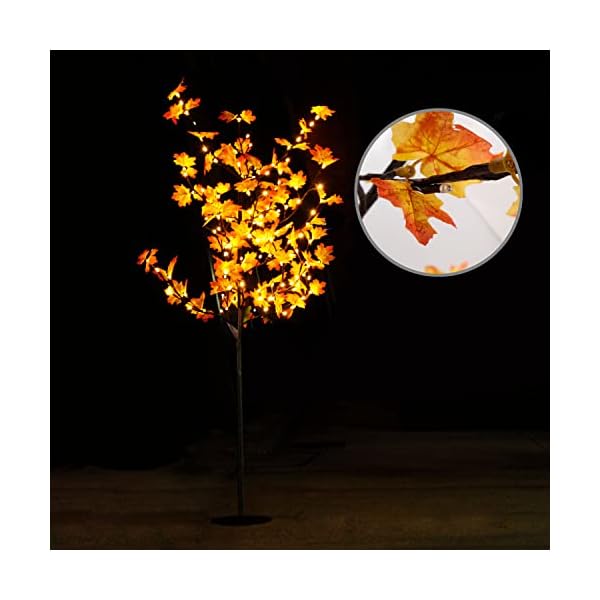 CCLIFE LED Ahorn Baum 150 180 cm innen Außen Weihnachten Christbaum Lichterbaum warmweiss Kaltweiß Weihnachtsbeleuchtung – Bild 4