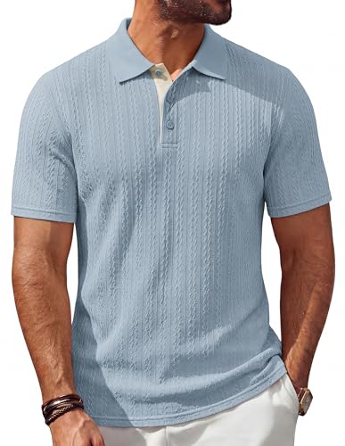 Polo à manches courtes texturé pour homme PJ PAUL JONES en maille casual
