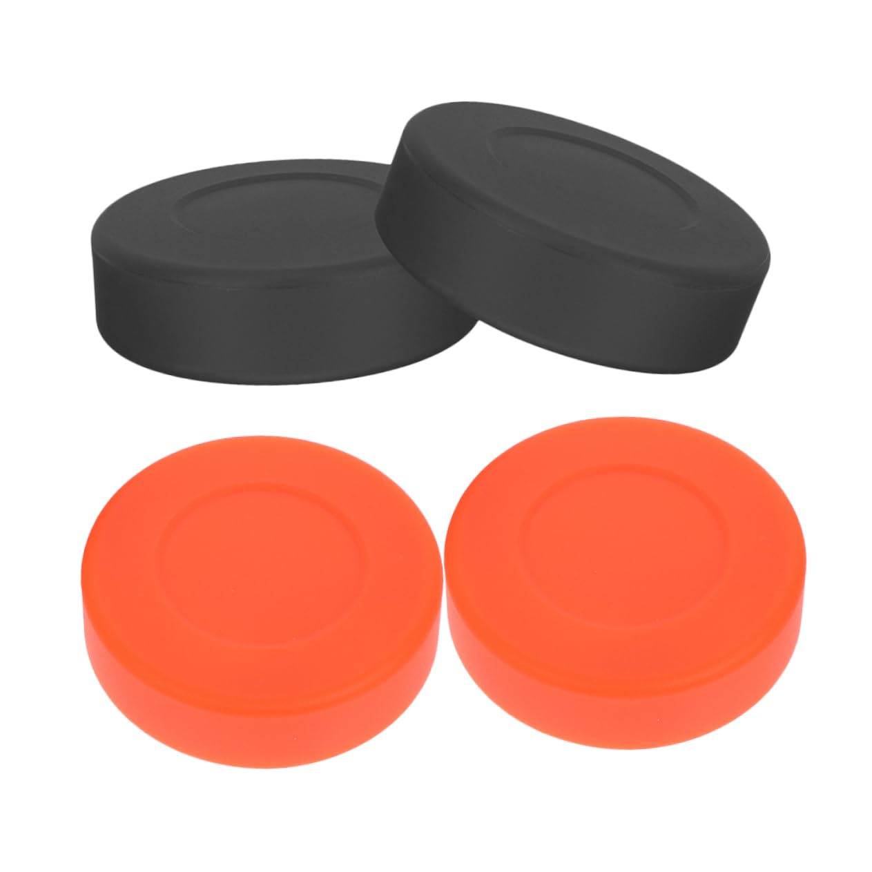 HANABASS 4pcs Ice Hockey Puck PVC Hockey Pucks Hockey Pucks for Ice Hockey Game High Hardness and Sturdy Material