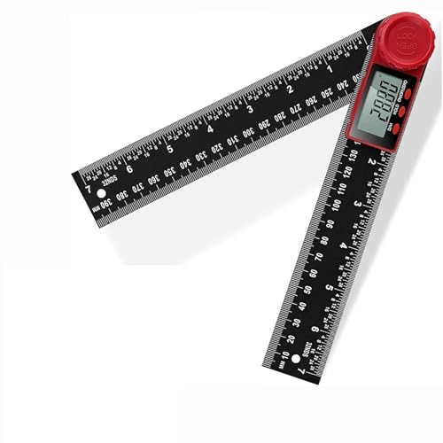 Digital Angle Finder 200mm/7 Inch Digital Protractor with LCD Display High Precision Angle Measuring Tool for Woodworking Construction Marking DIY Alignment