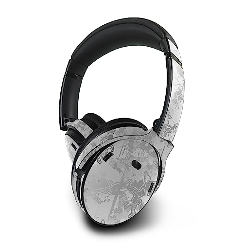 Image of MightySkins Skin Compatible with Bose QuietComfort 45 Headphones - Viper Snow | Protective, Durable, and Unique Vinyl Decal wrap Cover | Easy to Apply, Remove, and Change Styles | Made in The USA
