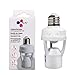 Toplimit Motion Sensor Light Socket,PIR Motion Detector Screw Bulb Adapter,Auto E26/E27 on/Off Night Light Control,Garage, Laundry Room, Storage Room Lighting Fixture