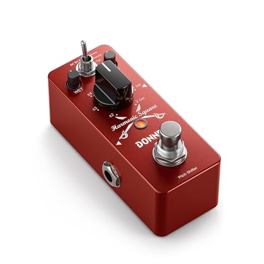 Donner Octave Pedal de Guitarra - 7 Modos, Digital Harmonic Square, Pedal Efectos de Guitarra