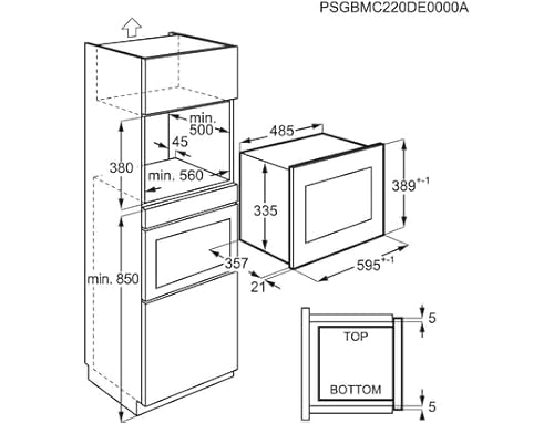 Micro-ondes Solo Encastrable 25l 900w Noir - LMS2253TMX