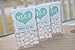 Mint To Be Tic Tac LABELS Bridal Shower Favors, Wedding Favors Large Heart - Set of 24 Labels