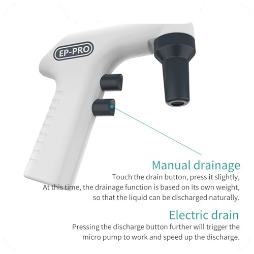 Contrôleur de pipette électrique à 6 vitesses et double mode de drainage