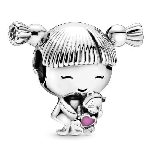 PANDORA Jewelry Little Girl Sterling Silver Charm, No Box2