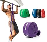 ActiveVikings® Bandas de fitness PullUp | Perfecto para el desarrollo muscular y Crossfit Freeletics Calistenia | Banda de fitness Bandas de tracción de dominadas Bandas de resistencia (D morado: