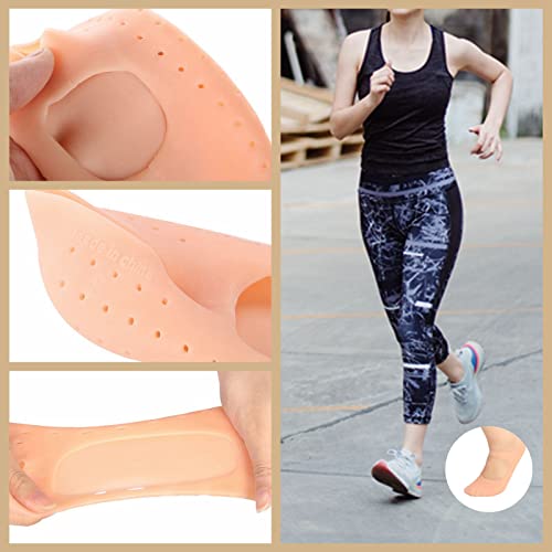 Image of Silicone Socks Full Size Socks,Moisturizing Socks Foot Anti Cracking Care Skin Socks For Dry Feet Cracked Heel Repair Heel Softener Foot Care-Sock For Women For Men(Free Size) ( Silicon Strip Socks, 1 Pair )