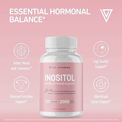 Vital Vitamins Multi Collagen Complex & Premium Inositol Fertility Supplement #TOP4