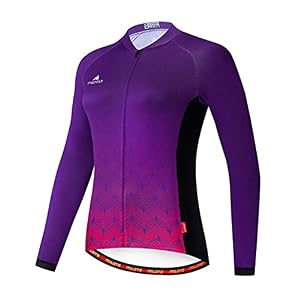 Women’s Cycling Jersey Long Sleeve Tops Bicycle Clothes Quick Dry Breathable Mountain Bicycle Clothing