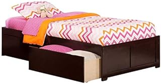Rosebery Kids Twin Storage Platform Bed in Espresso