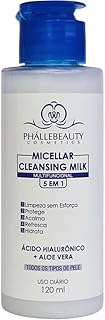 Phállebeauty Micellar Cleasing Milk - Demaquilante Facial Multifuncional 120ml