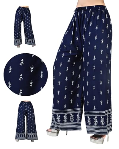 Image of Women's Regular Fit Rayon Palazzos