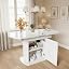 With Cabinet | White