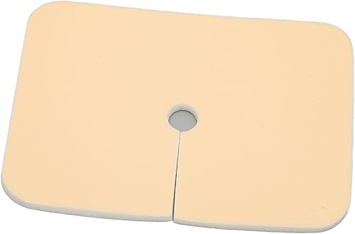 TOPINCN Opening Tracheostomy Pad Foam Tracheostomy Cover Used in Surgical Clinical Neck Surgery to Relieve Laryngeal Dyspnea