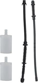 Hipa 544128601 Fuel Line Kit Compatible with Hus-qvarna Chainsaw 435 435E 440 440E 445 445E 450 450E Parts with 577535101 Return Line 503443201 591375401 Fuel Filter