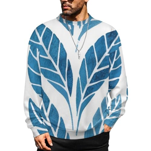 Mens Crewneck Sweater Summer Beach Fruit Crew Neck Sweater for Men Casual Party Holiday Pullover