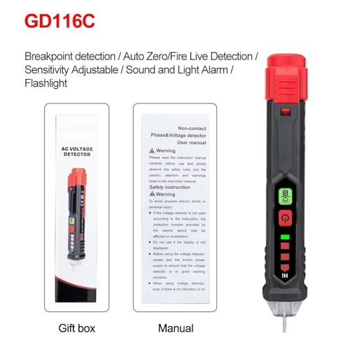Crayon de test électrique pour localiser les pannes sans contact - 3