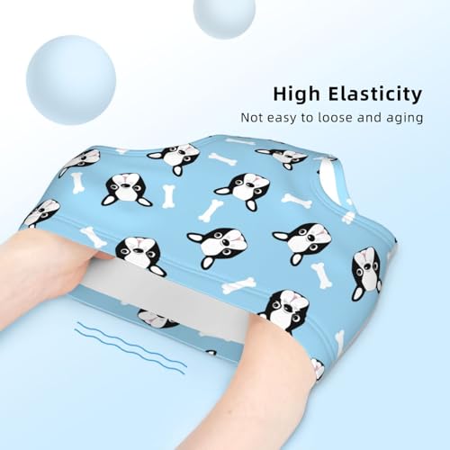 Boston Terrier And Bone Girls' Underwear Soft Cotton Little Girls Panties Comfort Briefs4