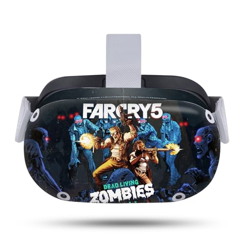 Head Case Designs Officially Licensed Far Cry Dead Living Zombies Arte Clave Vinyl Sticker Skin Decal Cover Compatible with Meta Quest 2