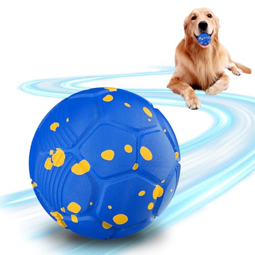 Supore Giochi per Cani Interattivi, Pallina per Cani Intelligente, 8cm Palla Cane Interattiva Che si Muove da Sola, Palla Elettrica Rimbalzante per Cane Grandi e Media, Ricaricabile USB, Blu