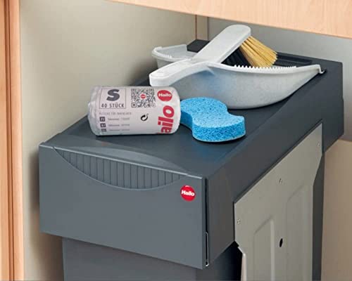 Hailo 3666101 Abfallsammler für Schränke ab 300 mm Breite mit Drehtür incl. 40 Hailo Müllbeutel – Bild 6