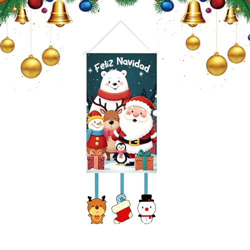 クリスマス ヤード フラッグ | 防水ホリデーバナー | 装飾 バナー ガーデン フラッグ,寝室用 室内用 屋外用 パーティー用 家用 壁用 窓用 ドア用 庭用 パティオ用 ポーチ用 通路用