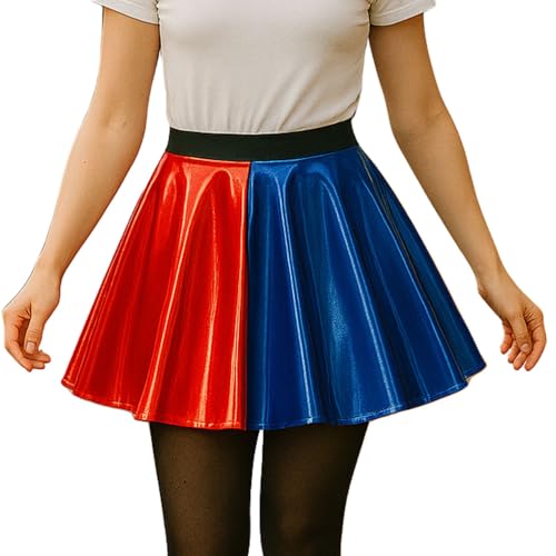 Costume Halloween rouge et bleu pour enfants et femmes idéal pour défilé et fête