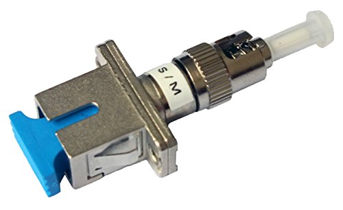 Adaptador Fibra Óptica ST Macho a SC Hembra Simplex Metal miniatura 1