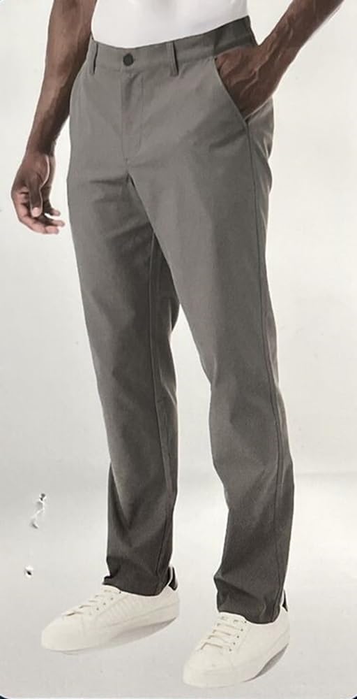 32º DEGREES 32 Degrees Cool Men’s Twill Tech Pant (US, Waist Inseam, 40, 29, Regular, Regular, Gray) - Image 2